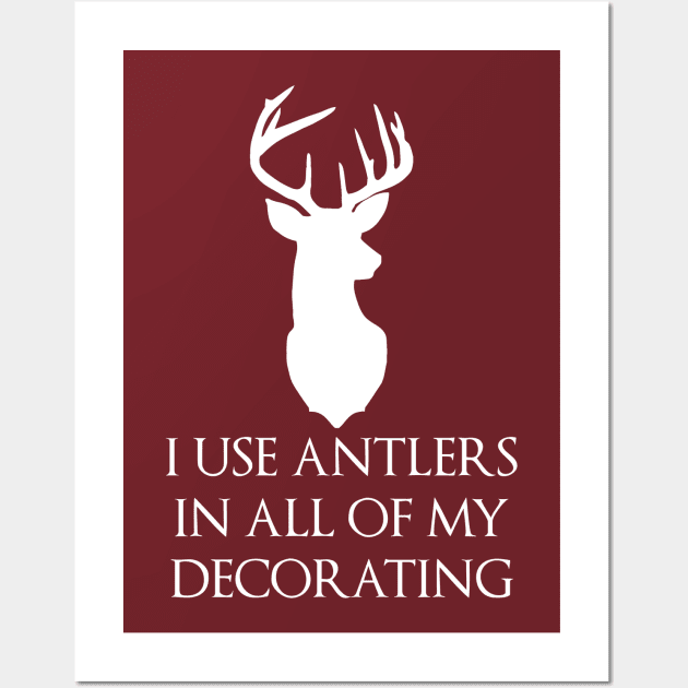 Antlers Wall Art by SugaredInk